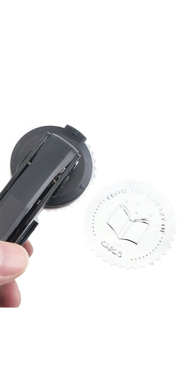 250pcs/Roll, Embossed,Silver