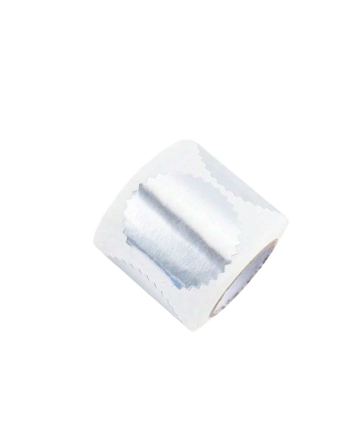 250pcs/Roll, Embossed,Silver