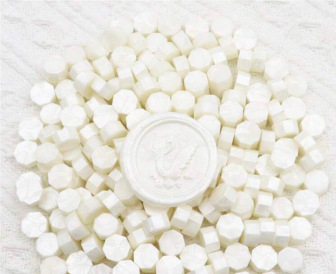 200 pcs خرزة شمع ختم مثمّنة | Wax Beads for Stamp Seal | ألوان متعددة