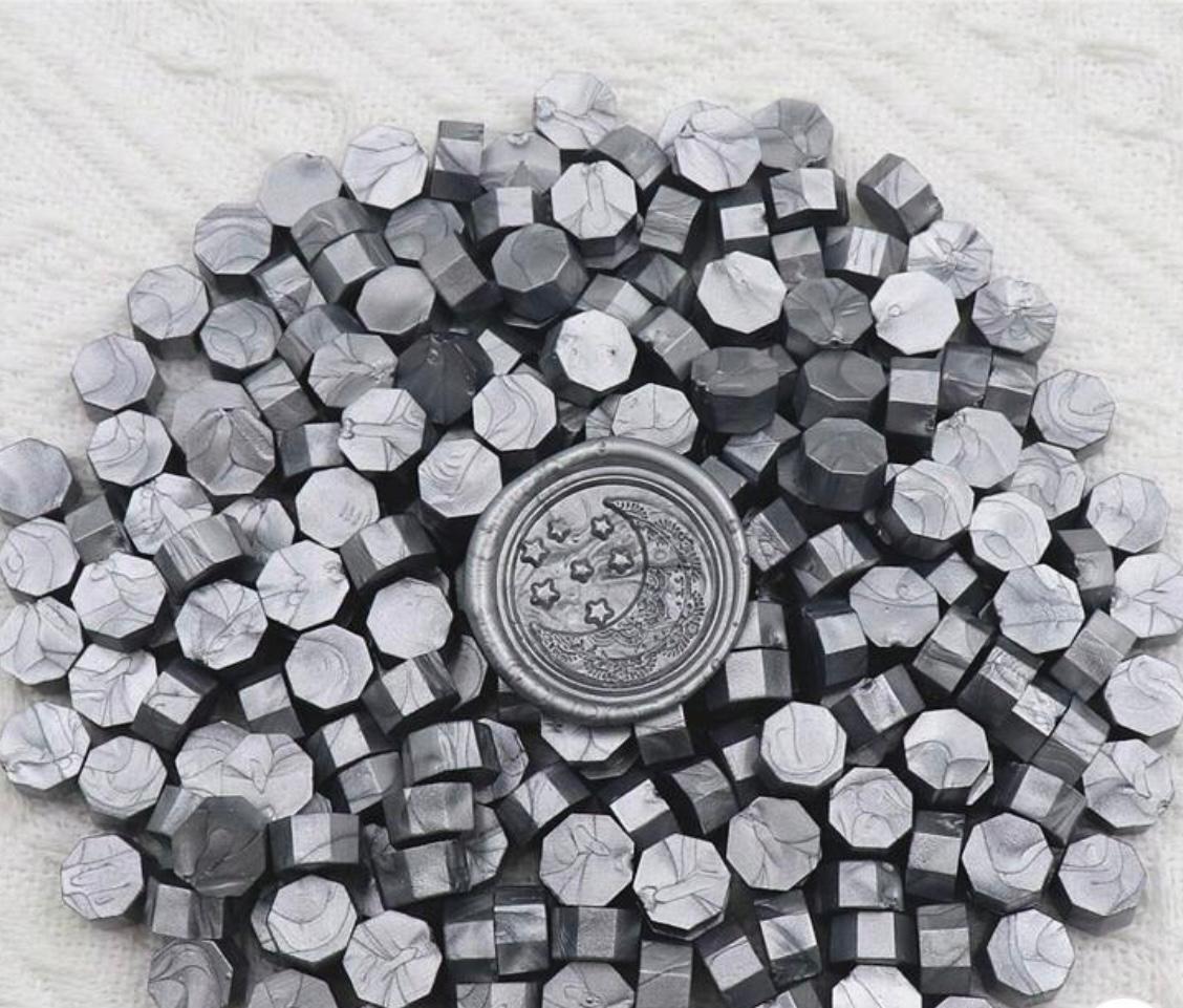 200 pcs خرزة شمع ختم مثمّنة | Wax Beads for Stamp Seal | ألوان متعددة