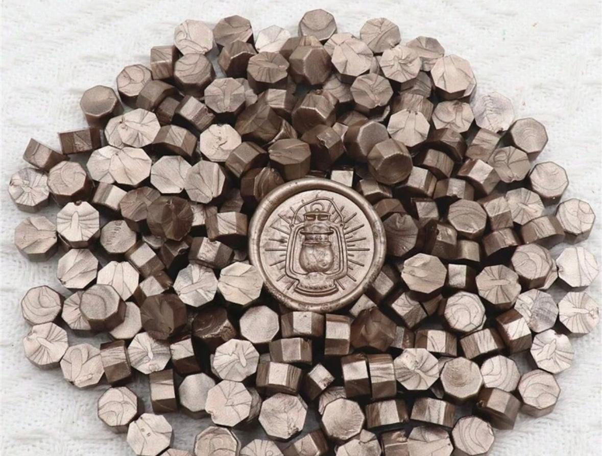 200 pcs خرزة شمع ختم مثمّنة | Wax Beads for Stamp Seal | ألوان متعددة