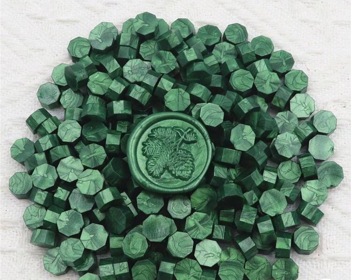 200 pcs خرزة شمع ختم مثمّنة | Wax Beads for Stamp Seal | ألوان متعددة
