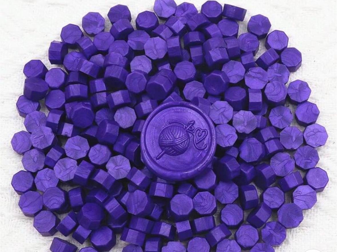200 pcs خرزة شمع ختم مثمّنة | Wax Beads for Stamp Seal | ألوان متعددة
