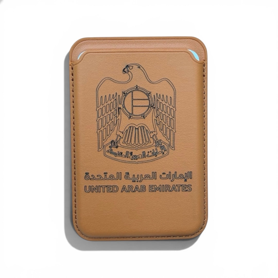 UAE Slim Wallet – Heritage Orange Edition