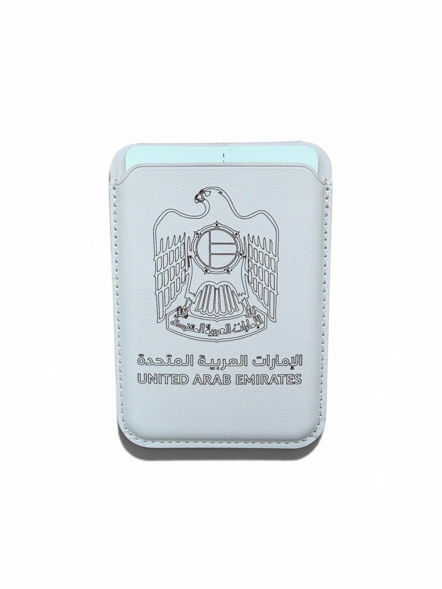 UAE Stand Wallet Card  – Ice Gray Edition