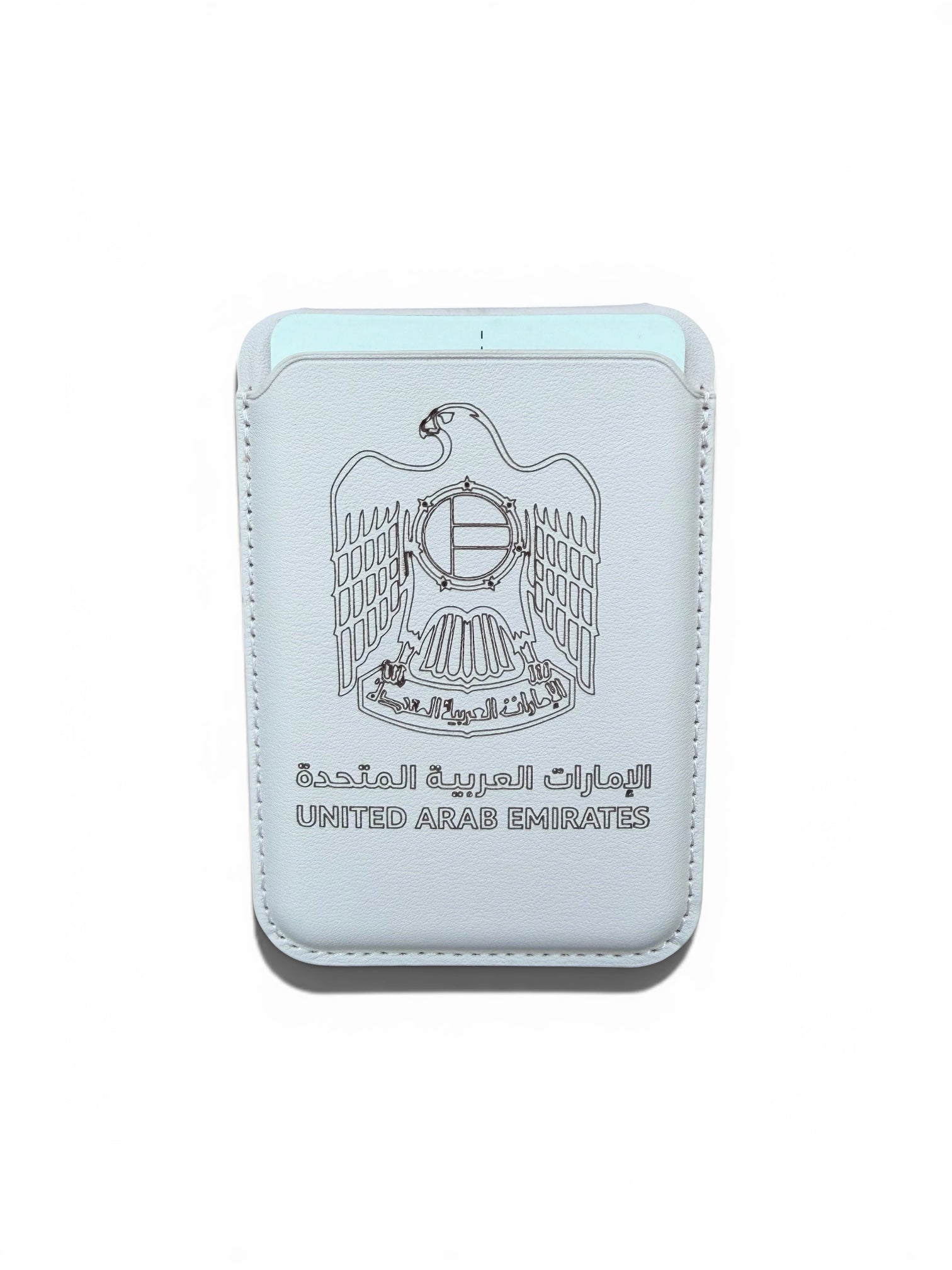 UAE Stand Wallet Card  – Ice Gray Edition