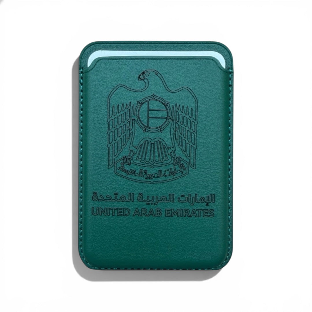 UAE Slim Wallet – Heritage Orange Edition