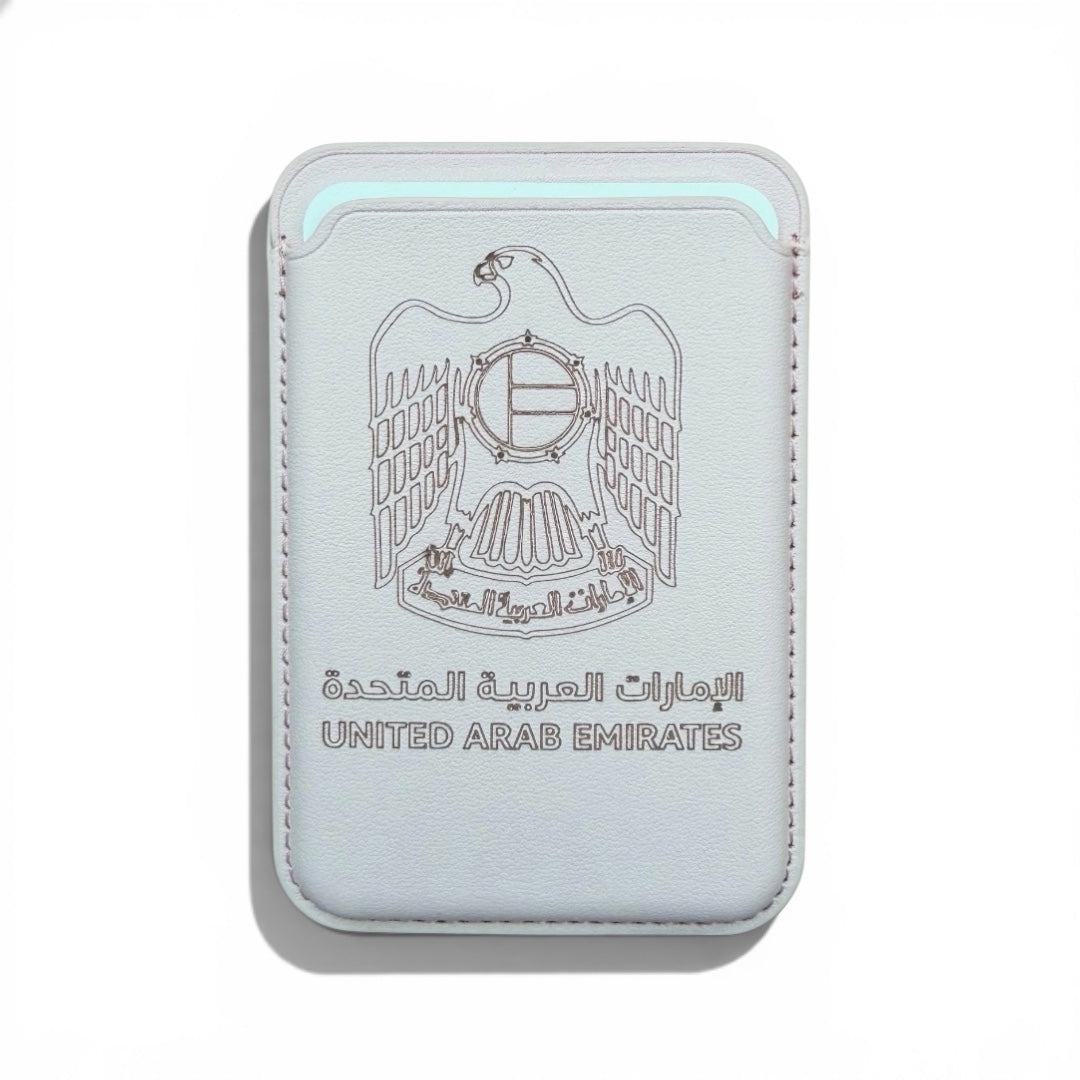 UAE Slim Wallet – Heritage Orange Edition