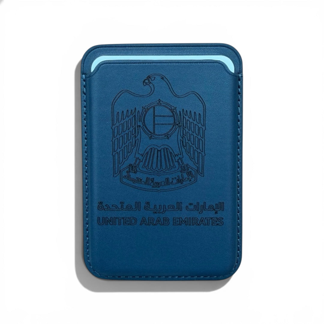UAE Slim Wallet – Heritage Orange Edition