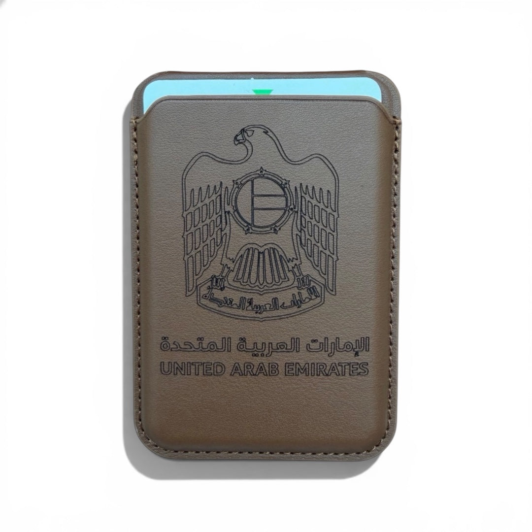 UAE Stand Wallet Card  – Ice Gray Edition