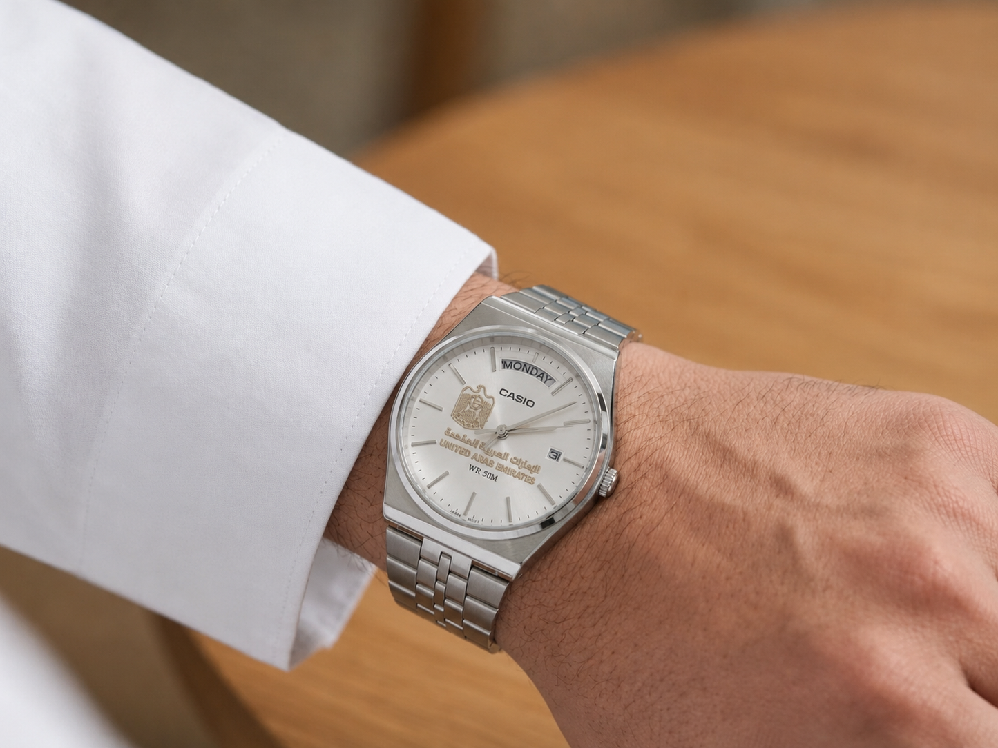 كاسيو بيرل – أبيض كلاسيك Casio Pearl – Classic White Dial