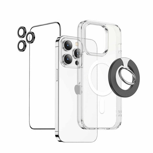 Green Lion 4 in 1 Protection Pack for iPhone15 Pro / iPhone Pro Max