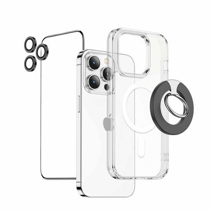 Green Lion 4 in 1 Protection Pack for iPhone15 Pro / iPhone Pro Max
