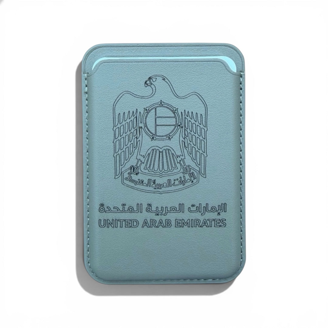 UAE Slim Wallet – Heritage Orange Edition