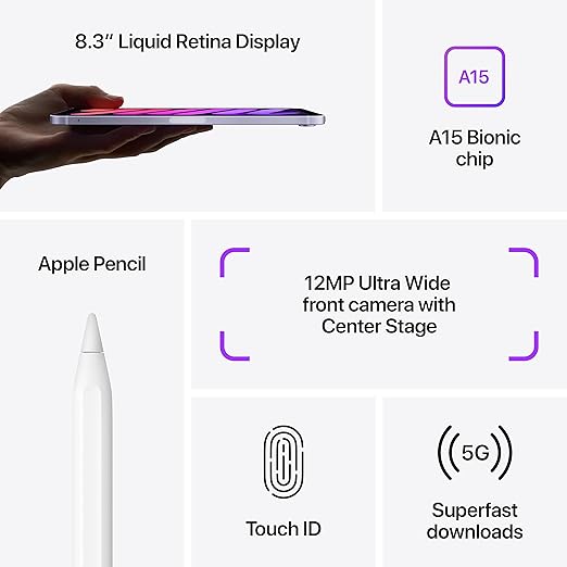 Apple 2021 iPad mini 8.3-inch,(6th Generation)