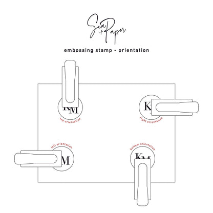 ختم معدني مخصص باسم، شعار، علامة تجارية أو تصميم شخصي – Custom Metal Embosser with Name, Logo, Brand or Personal Design