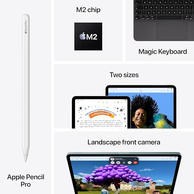 Apple iPad Air 13-inch iPad Air (M2, 2024) Liquid Retina display,