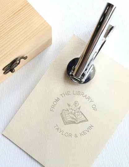 ختم معدني مخصص باسم، شعار، علامة تجارية أو تصميم شخصي – Custom Metal Embosser with Name, Logo, Brand or Personal Design