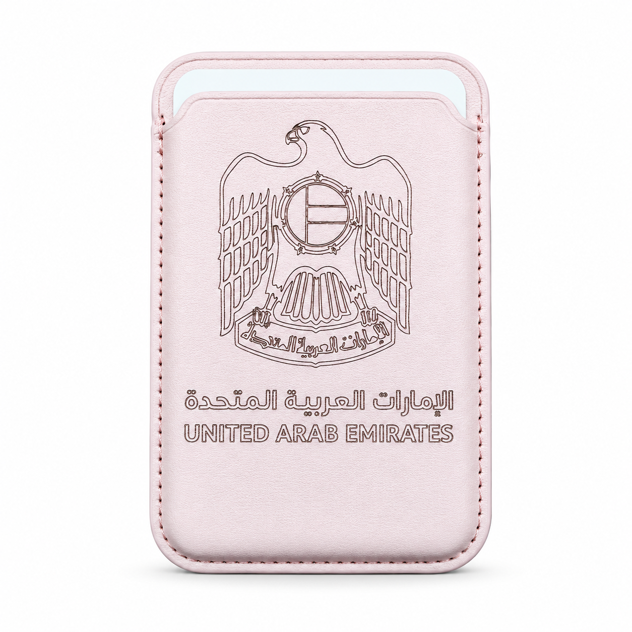 UAE Slim Wallet – Heritage Orange Edition