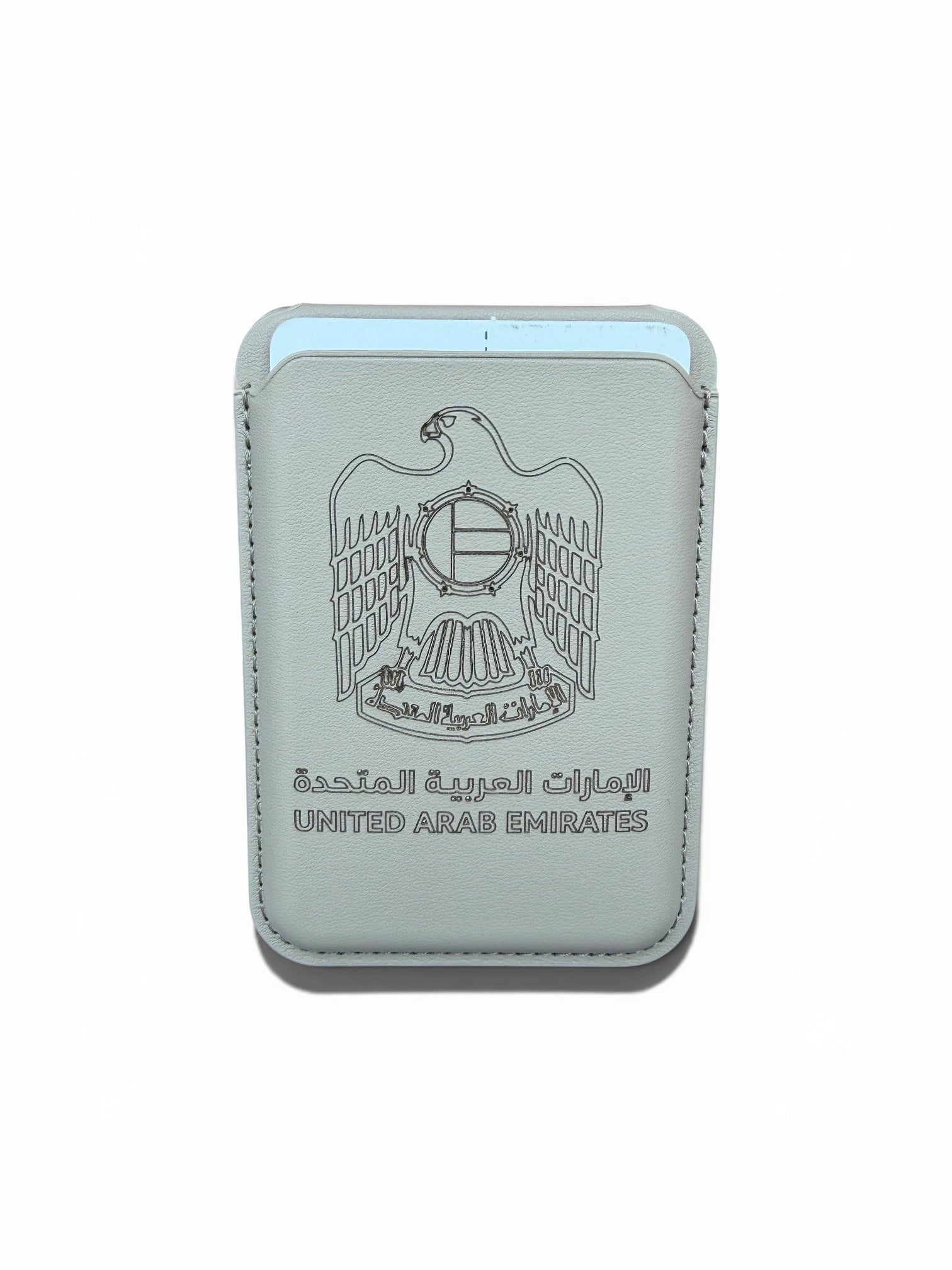 UAE Stand Wallet Card  – Ice Gray Edition