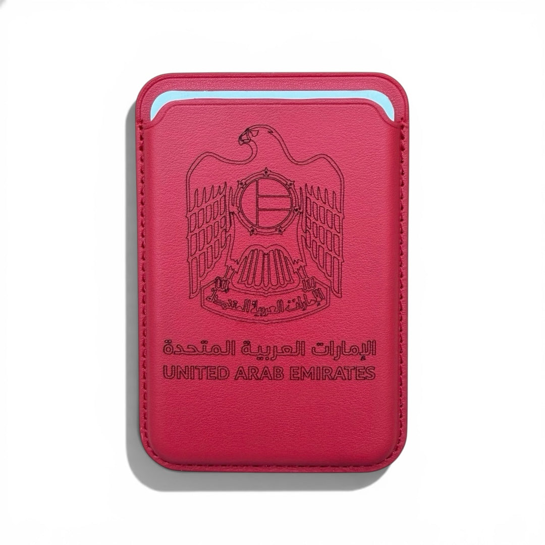 UAE Slim Wallet – Heritage Orange Edition