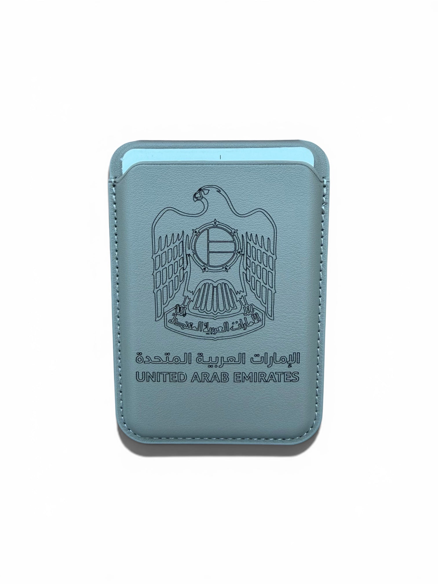 UAE Stand Wallet Card  – Ice Gray Edition