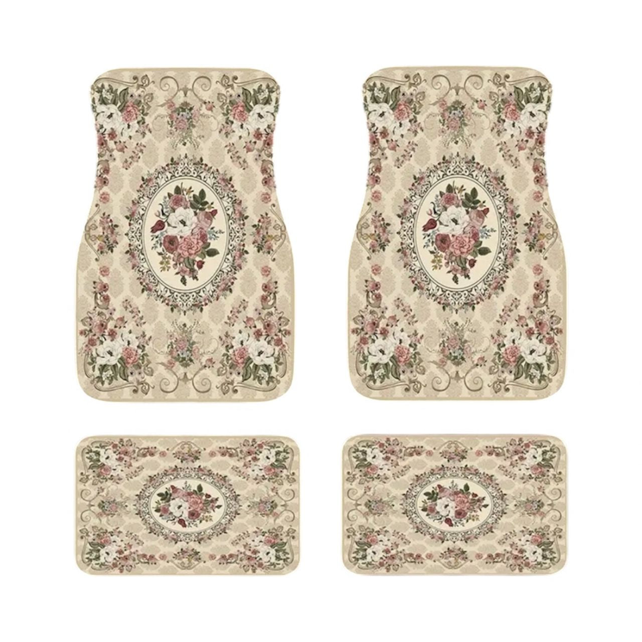 طقم  مفارش سيارة بتصميم مغربي عتيق| 4 قطع   فخمة  تصميم فينتاج أنيق يناسب جميع لسيارات           Vintage Moroccan