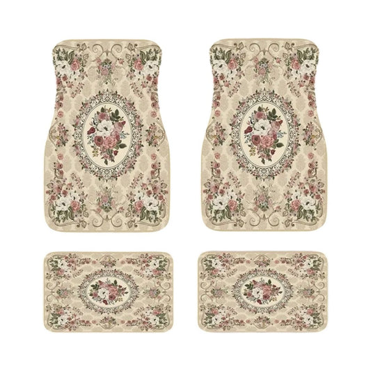 طقم  مفارش سيارة بتصميم مغربي عتيق| 4 قطع   فخمة  تصميم فينتاج أنيق يناسب جميع لسيارات           Vintage Moroccan