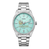 كاسيو رويال سلفر – مينا تركواز | تصميم الإمارات
Casio Royal Silver – Turquoise Dial | UAE Design