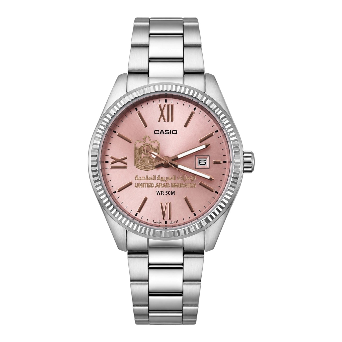 كاسيو نسائي سلفر – وردي  صن برسْت | UAE
Casio Women Silver –Black Sunburst | UAE