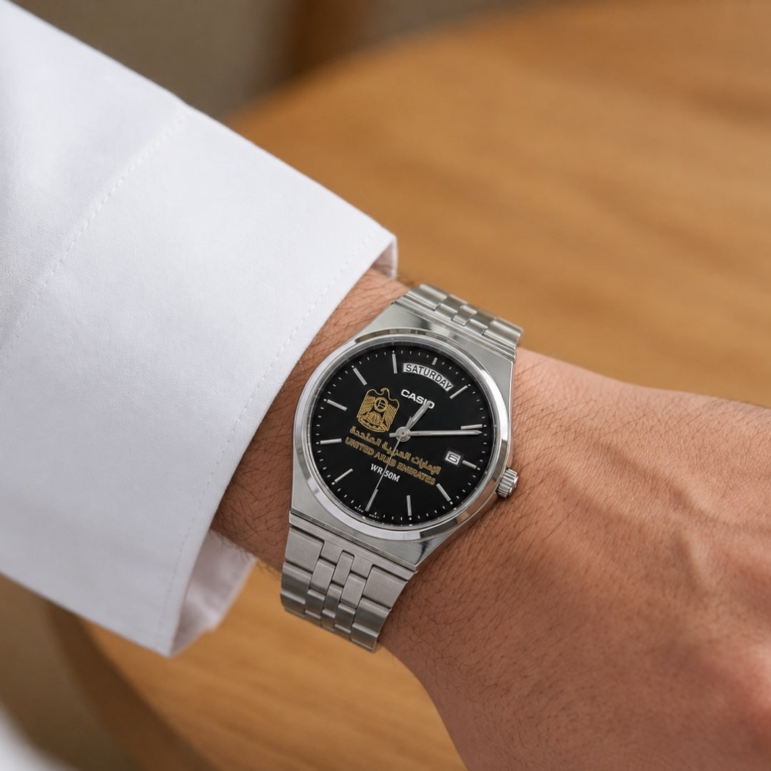 كاسيو أوبسيديان – الأسود الملكي Casio Obsidian – Royal Black Dial
