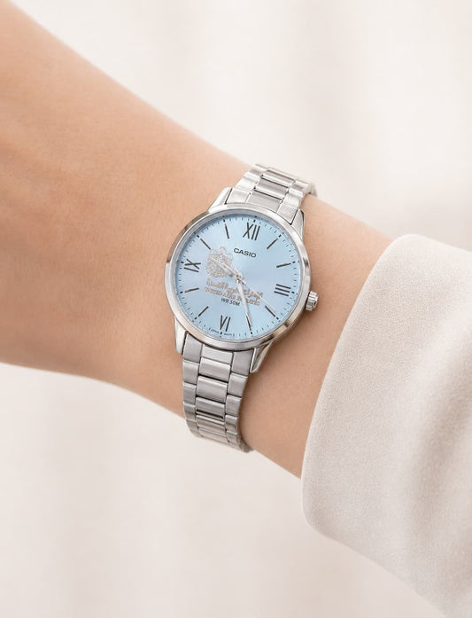كاسيو نسائي سلفر – سماوي | UAE
Casio Women Silver – Light Blue | UAE
