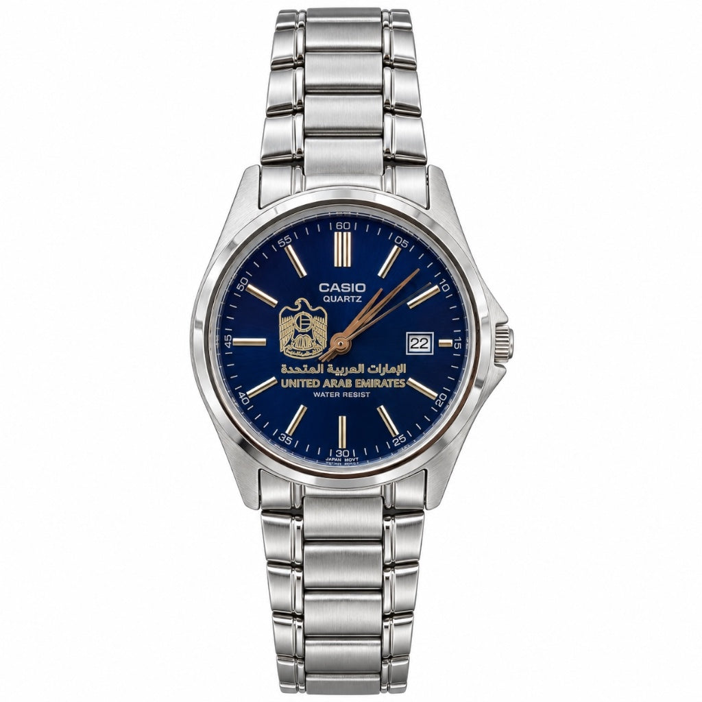 Casio Women Silver – Royal Blue Dial | UAE Edition