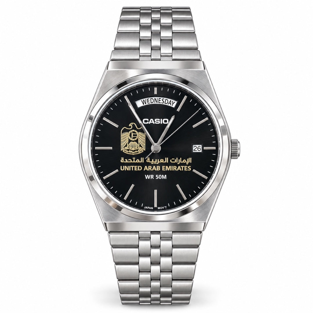 كاسيو أوبسيديان – الأسود الملكي Casio Obsidian – Royal Black Dial