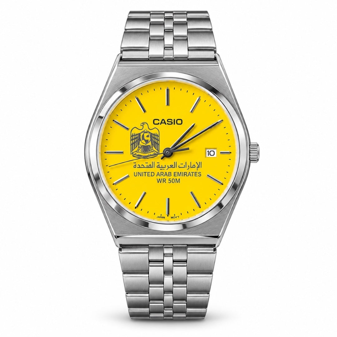 كاسيو صن فلاير – أصفر مشرق     Casio Sunflare – Bright Yellow Dial