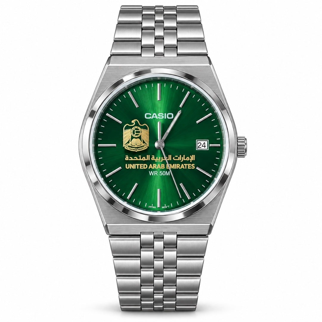 كاسيو إميرالد – أخضر ملكي  Casio Emerald – Royal Green Dial