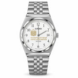 كاسيو كلاسيك سلفر – مينا أبيض بأرقام | إصدار الإمارات
Casio Classic Silver – White Number Dial | UAE Edition