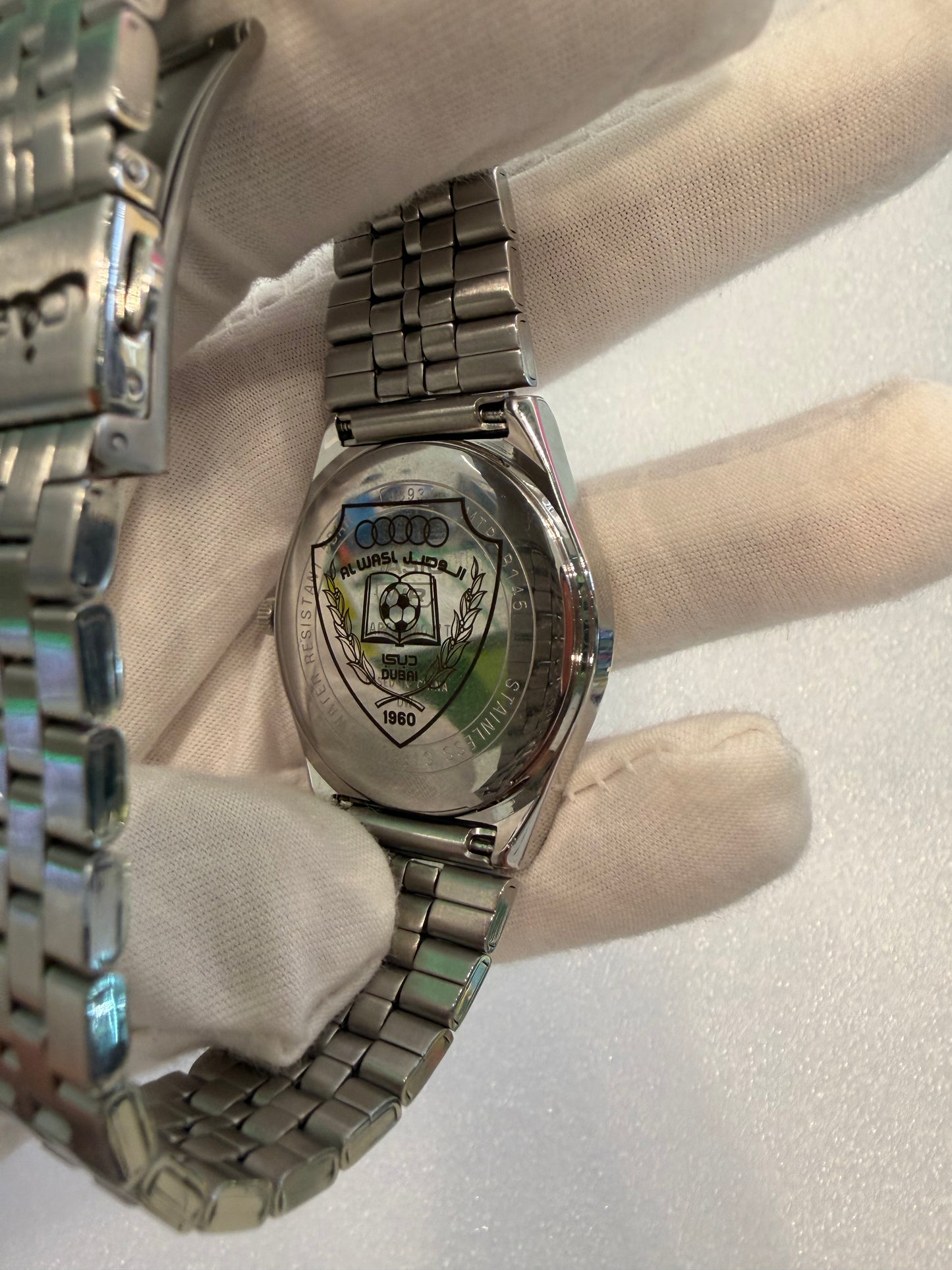 كاسيو سلفر – مينا أصفر نادي الوصل
Casio Silver – Yellow Dial | Al Wasl Club Edition