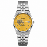 كاسيو سلفر – مينا أصفر نادي الوصل
Casio Silver – Yellow Dial | Al Wasl Club Edition