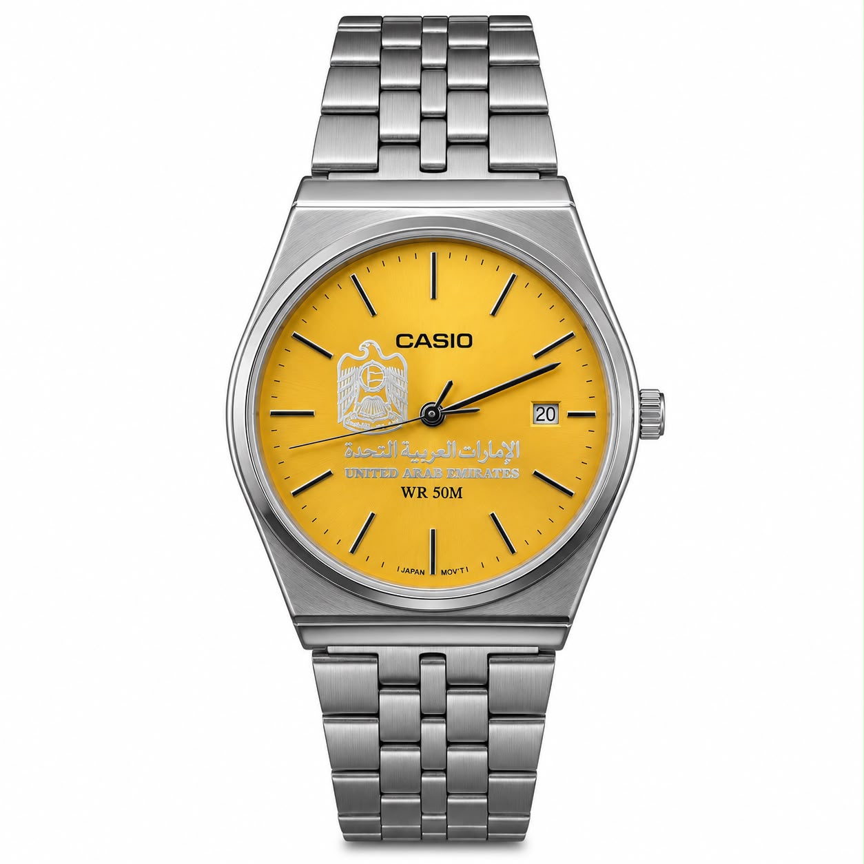 كاسيو صن فلاير – أصفر مشرق     Casio Sunflare – Bright Yellow Dial
