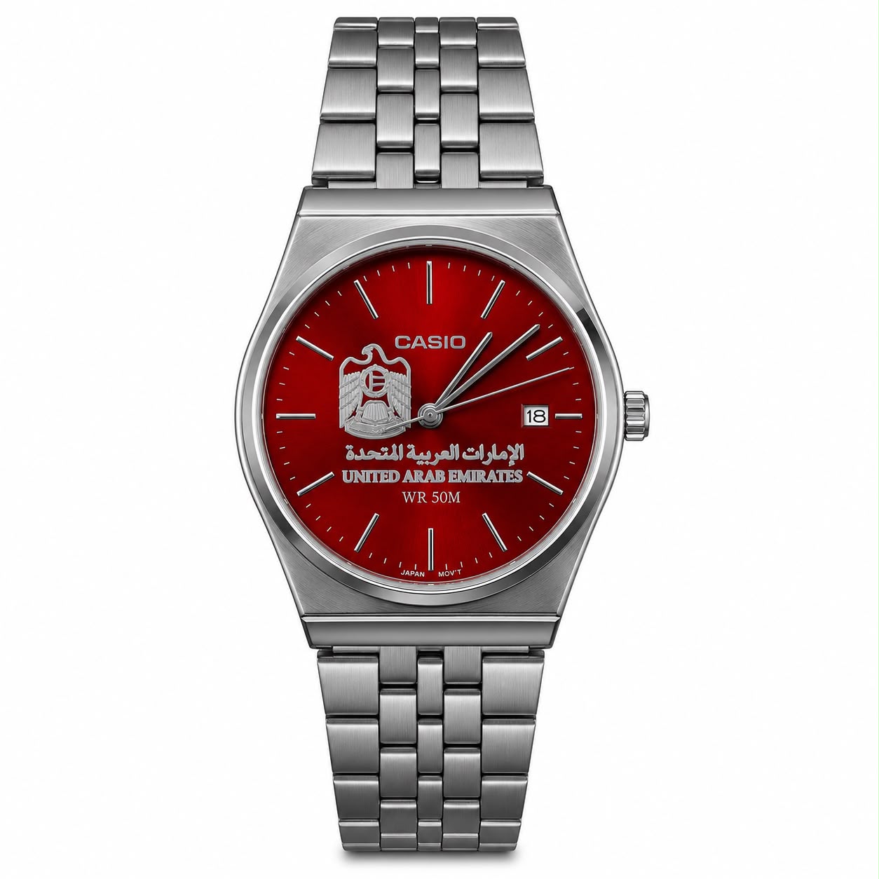 كاسيو رويال رِد – أحمر ملكي Casio Royal Red – Regal Red Dial