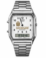 اسيو تايم كود – أبيض ريترو     Casio Timecode – Retro White Dial