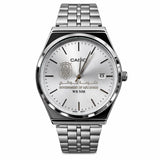كاسيو سلفر – مينا أبيض | إصدار أبوظبي Casio Silver – White Dial | Abu Dhabi Edition