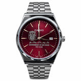 كاسيو سلفر – مينا عنابي | إصدار أبوظبي Casio Silver – Burgundy Dial | Abu Dhabi Edition