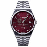 كاسيو سلفر – مينا عنابي | إصدار دبيCasio Silver – Burgundy Dial | Dubai Edition