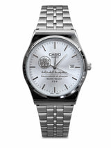 كاسيو سلفر – مينا أبيض | إصدار الشارقةCasio Silver – White Dial | Sharjah Edition