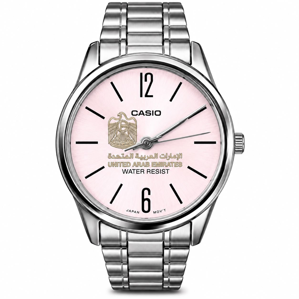 Casio Women Silver – Soft Pink Dial | UAE Edition